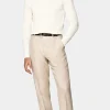 Suitsupply Pulls Col Rond Et Col V*Pull col rond Merino blanc cassé