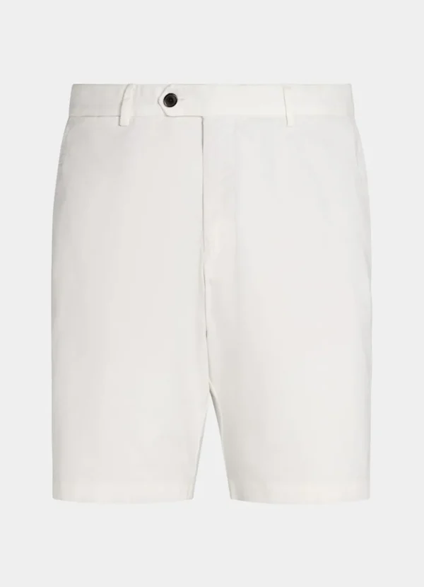 Suitsupply Pantalons*Short Slim Leg blanc cassé