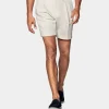 Suitsupply Pantalons*Short Slim Leg sable