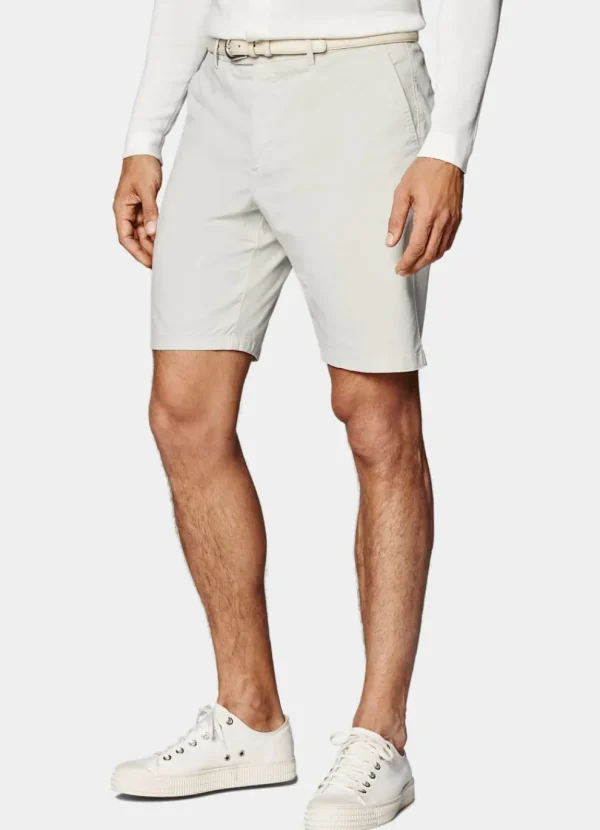 Suitsupply Pantalons*Short Slim Leg sable