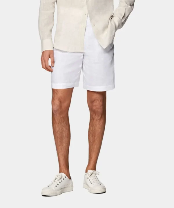 Suitsupply Pantalons*Short Straight Leg blanc