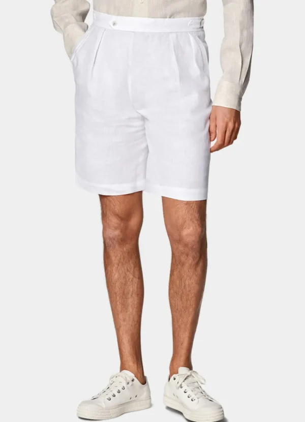 Suitsupply Pantalons*Short Straight Leg blanc