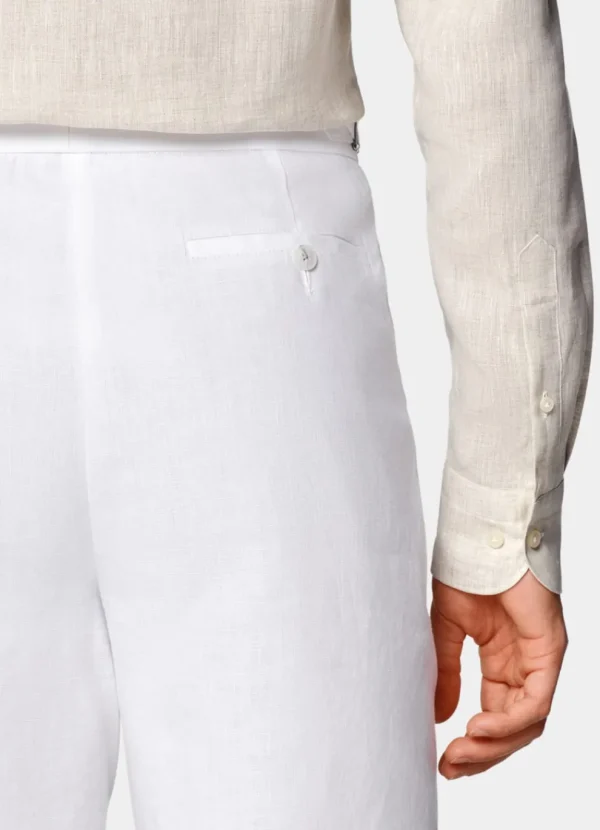 Suitsupply Pantalons*Short Straight Leg blanc