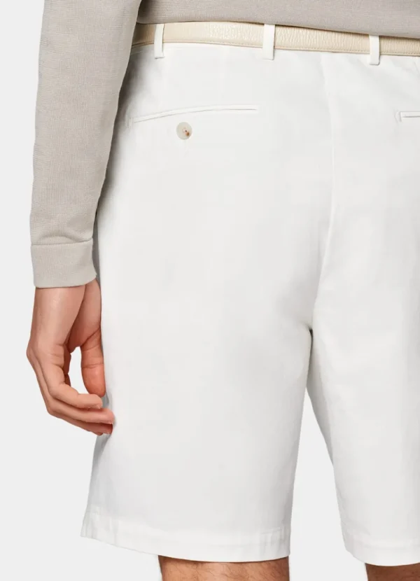 Suitsupply Pantalons*Short Straight Leg blanc cassé