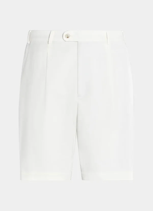 Suitsupply Pantalons*Short Straight Leg blanc cassé