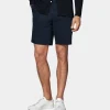 Suitsupply Pantalons*Short Straight Leg bleu marine