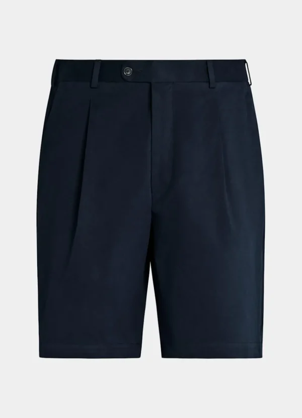 Suitsupply Pantalons*Short Straight Leg bleu marine