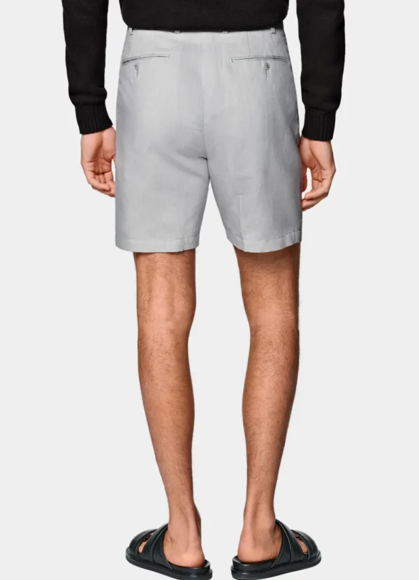 Suitsupply Pantalons*Short Straight Leg gris clair