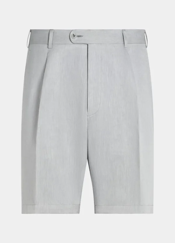 Suitsupply Pantalons*Short Straight Leg gris clair