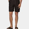 Suitsupply Pantalons*Short Straight Leg marron foncé