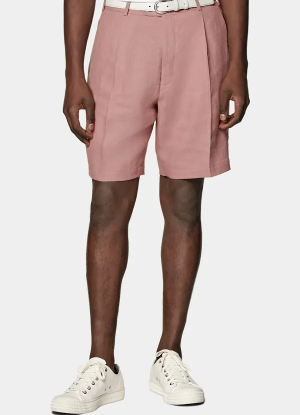 Suitsupply Pantalons*Short Straight Leg rose