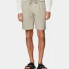 Suitsupply Pantalons*Short Straight Leg sable