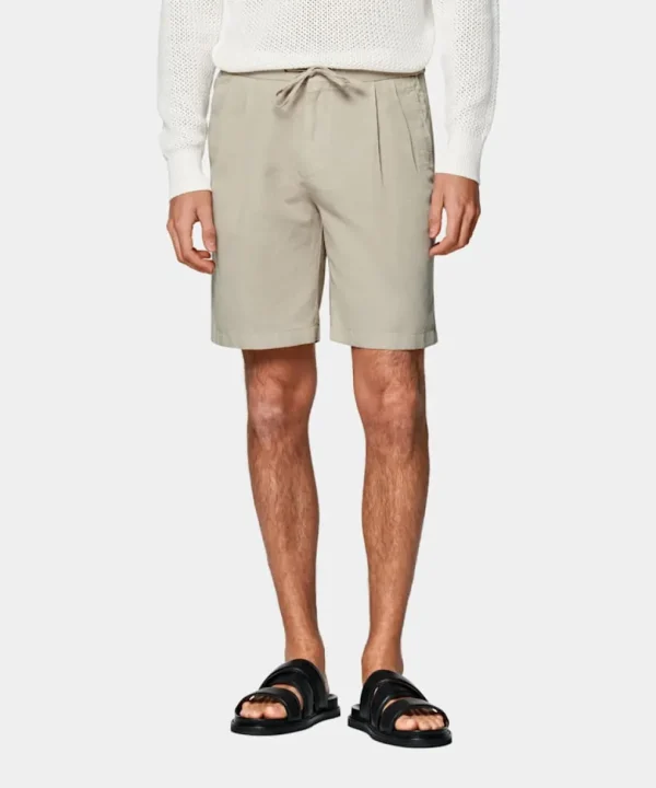 Suitsupply Pantalons*Short Straight Leg sable