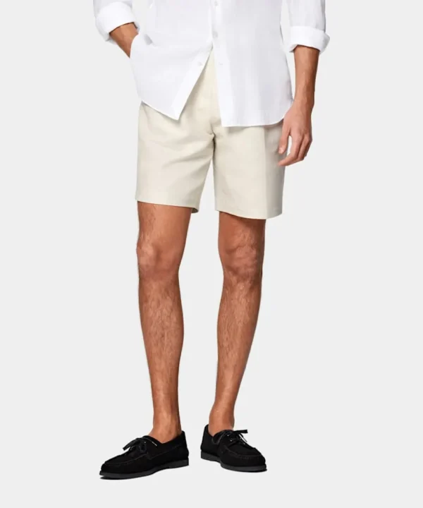 Suitsupply Pantalons*Short Straight Leg sable