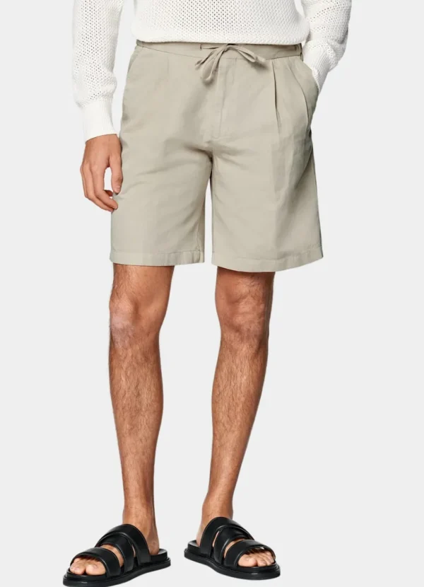 Suitsupply Pantalons*Short Straight Leg sable