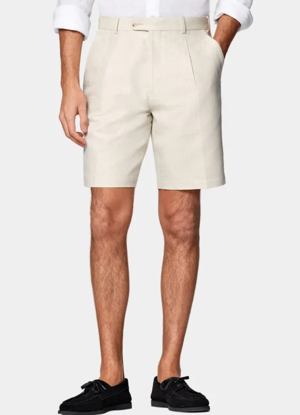 Suitsupply Pantalons*Short Straight Leg sable