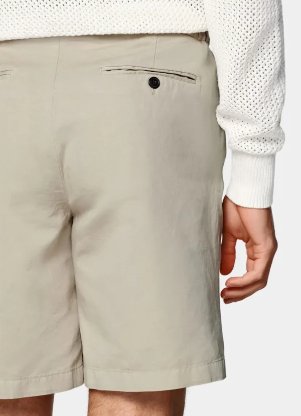 Suitsupply Pantalons*Short Straight Leg sable