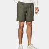 Suitsupply Pantalons*Short Straight Leg vert foncé