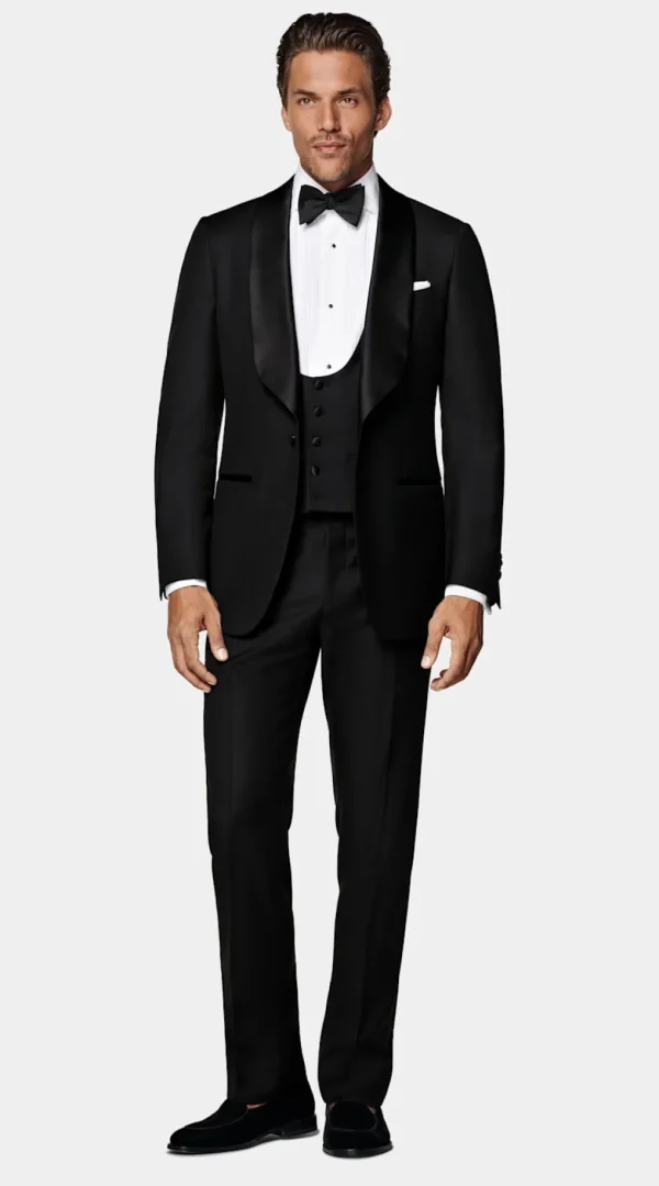 Suitsupply Tenues De Soirée | Smokings*Smoking Havana trois pièces coupe Tailored noir