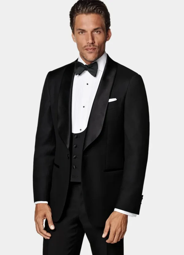 Suitsupply Tenues De Soirée | Smokings*Smoking Havana trois pièces coupe Tailored noir