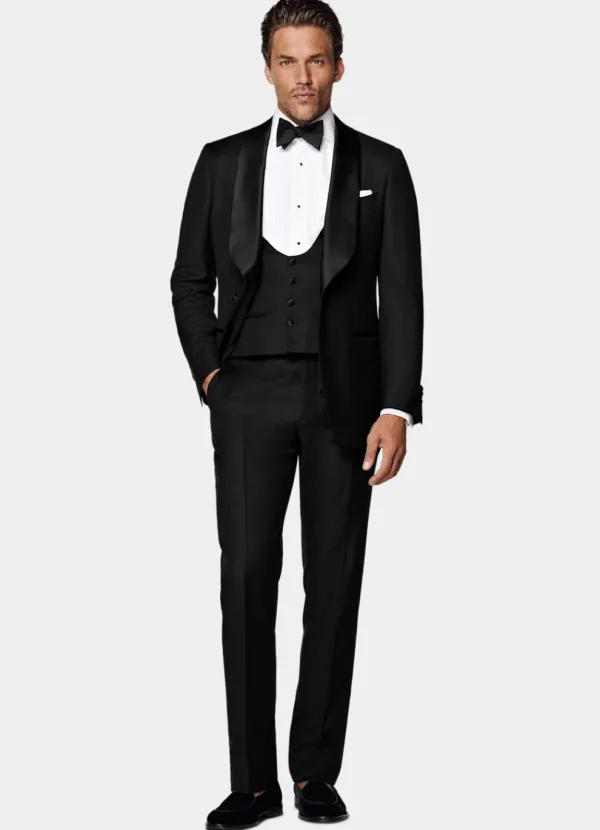 Suitsupply Tenues De Soirée | Smokings*Smoking Havana trois pièces coupe Tailored noir