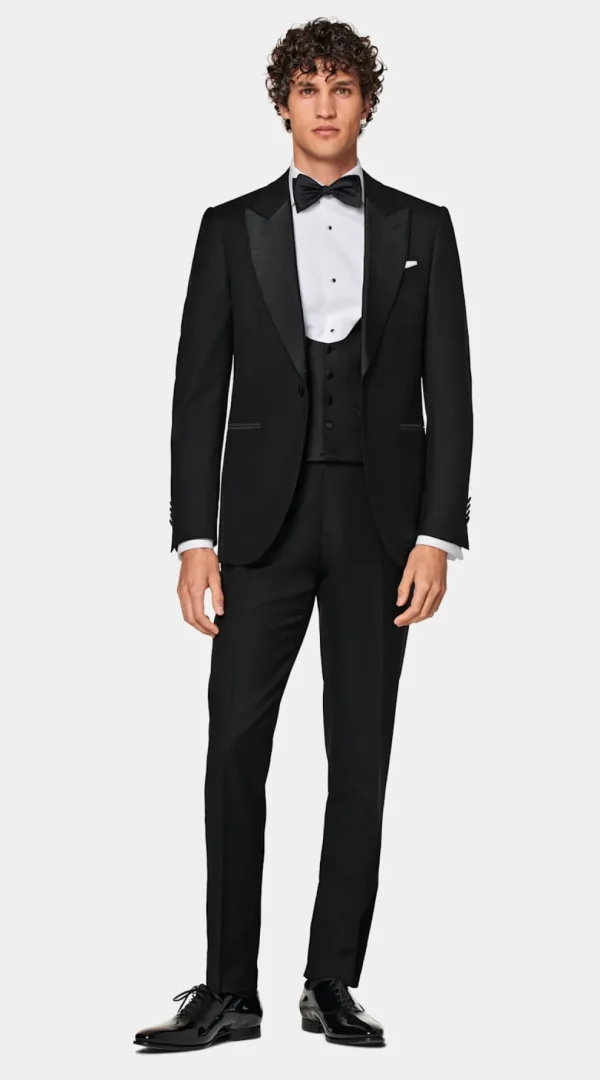 Suitsupply Tenues De Soirée | Smokings*Smoking Lazio trois pièces coupe Tailored noir