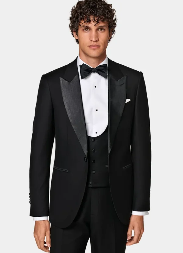 Suitsupply Tenues De Soirée | Smokings*Smoking Lazio trois pièces coupe Tailored noir