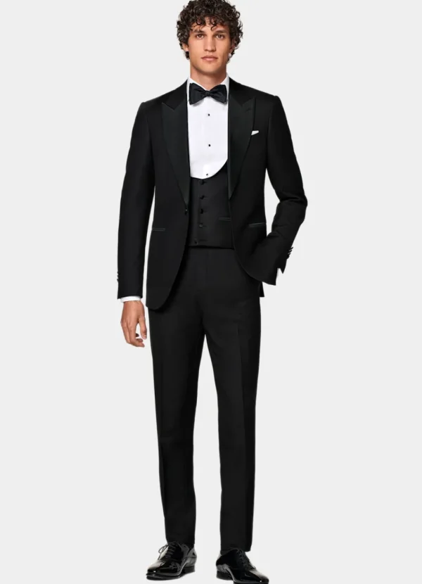 Suitsupply Tenues De Soirée | Smokings*Smoking Lazio trois pièces coupe Tailored noir