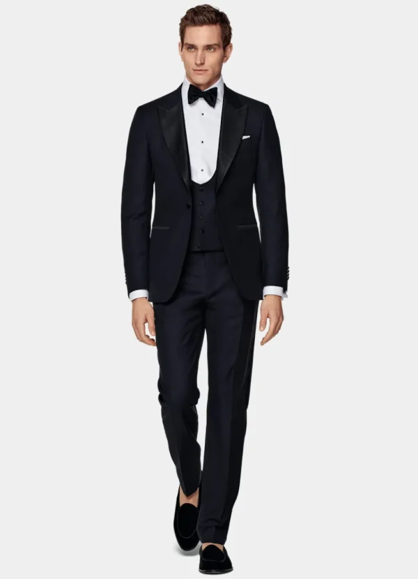 Suitsupply Tenues De Soirée | Smokings*Smoking trois pièces Lazio coupe Tailored bleu marine