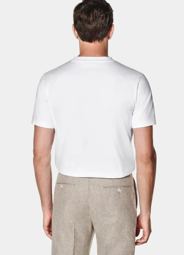 Suitsupply T-Shirts*T-shirt col rond blanc