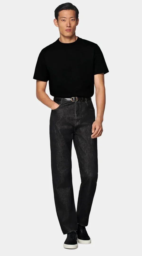 Suitsupply T-Shirts*T-shirt col rond noir