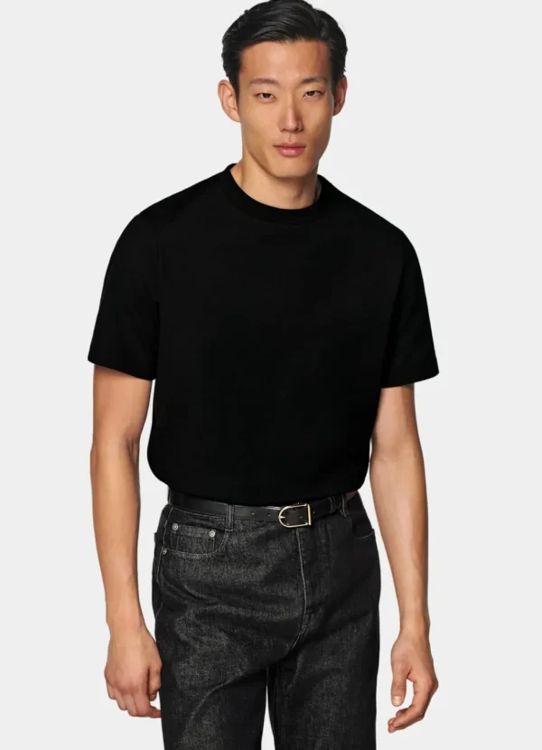 Suitsupply T-Shirts*T-shirt col rond noir