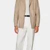 Suitsupply Blazers*Veste chemise coupe Relaxed marron clair