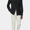 Suitsupply Blazers*Veste chemise coupe Relaxed gris foncé