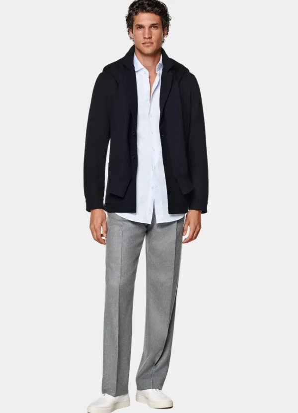 Suitsupply Blazers*Veste chemise coupe Relaxed bleu marine