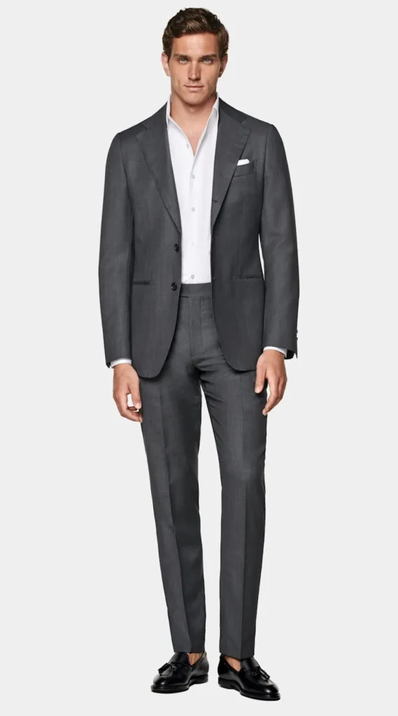 Suitsupply Vestes De Costume*Veste de costume Havana coupe Tailored gris foncé œil-de-perdrix