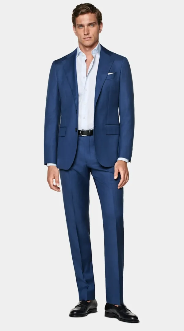 Suitsupply Vestes De Costume*Veste de costume Havana coupe Tailored bleu moyen