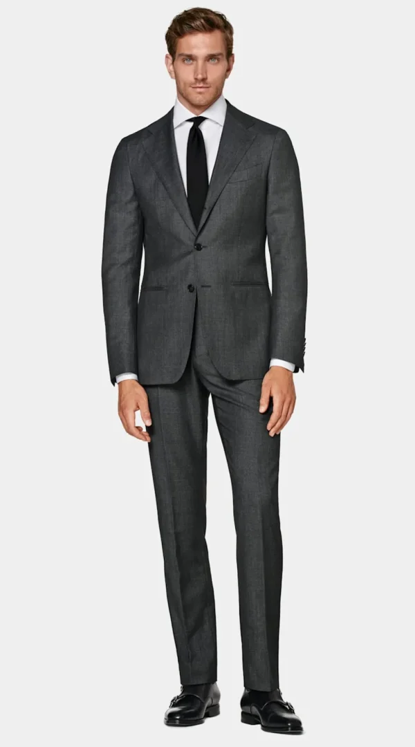 Suitsupply Vestes De Costume*Veste de costume Havana coupe Tailored gris foncé œil-de-perdrix