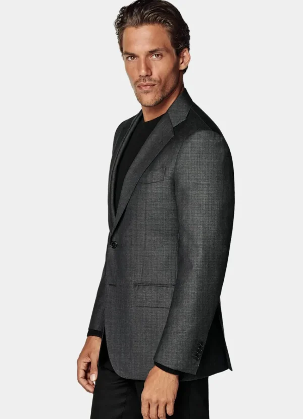 Suitsupply Vestes De Costume*Veste de costume Havana coupe Tailored gris foncé