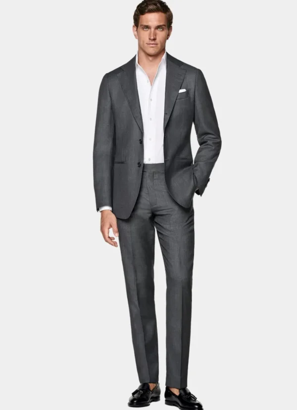 Suitsupply Vestes De Costume*Veste de costume Havana coupe Tailored gris foncé œil-de-perdrix