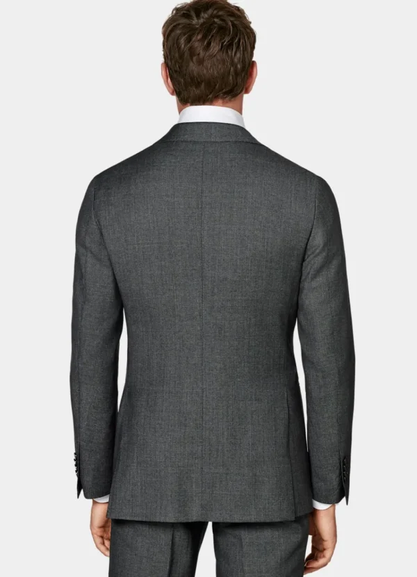 Suitsupply Vestes De Costume*Veste de costume Havana coupe Tailored gris foncé œil-de-perdrix