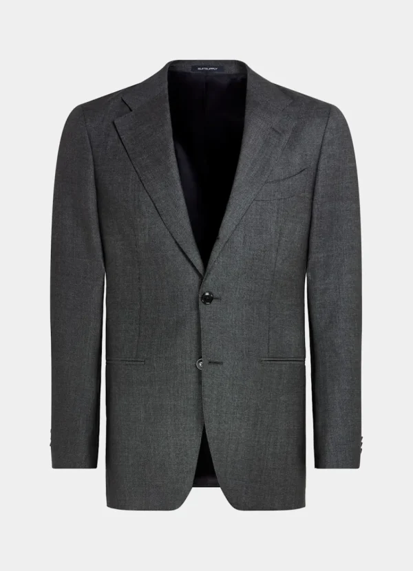 Suitsupply Vestes De Costume*Veste de costume Havana coupe Tailored gris foncé œil-de-perdrix