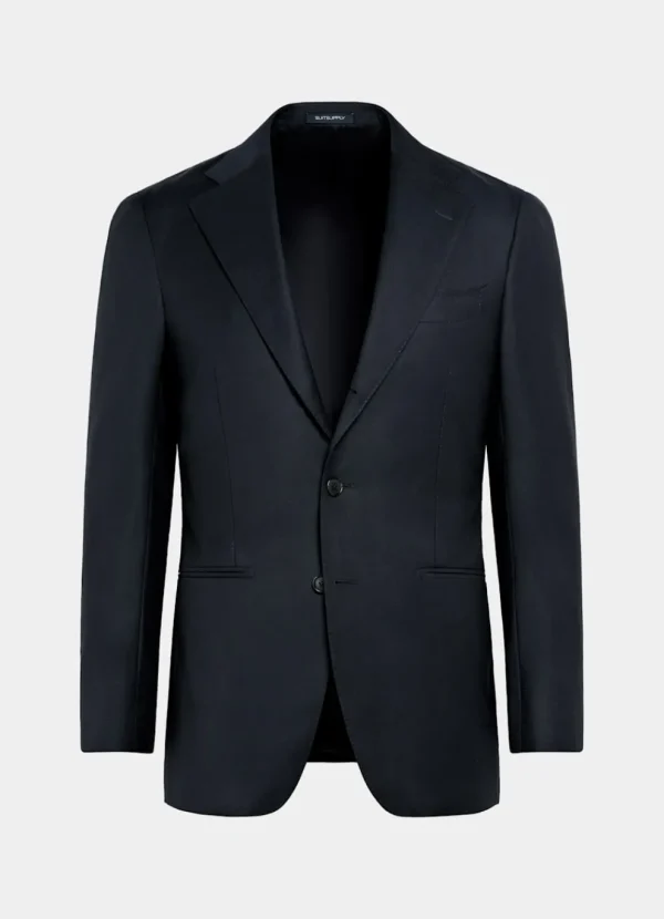 Suitsupply Vestes De Costume*Veste de costume Havana coupe Tailored bleu marine œil-de-perdrix