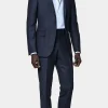 Suitsupply Vestes De Costume*Veste de costume Sienna coupe Tailored bleu marine œil-de-perdrix