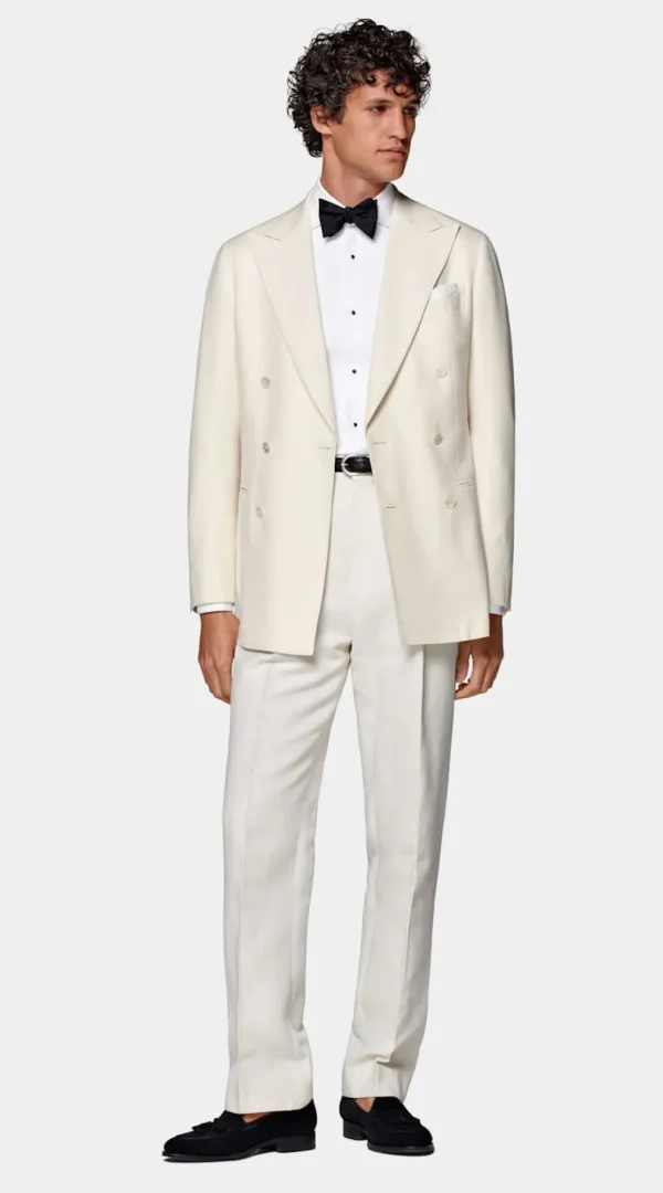 Suitsupply Tenues De Soirée | Vestes De Smoking*Veste de smoking Havana coupe Tailored blanc cassé