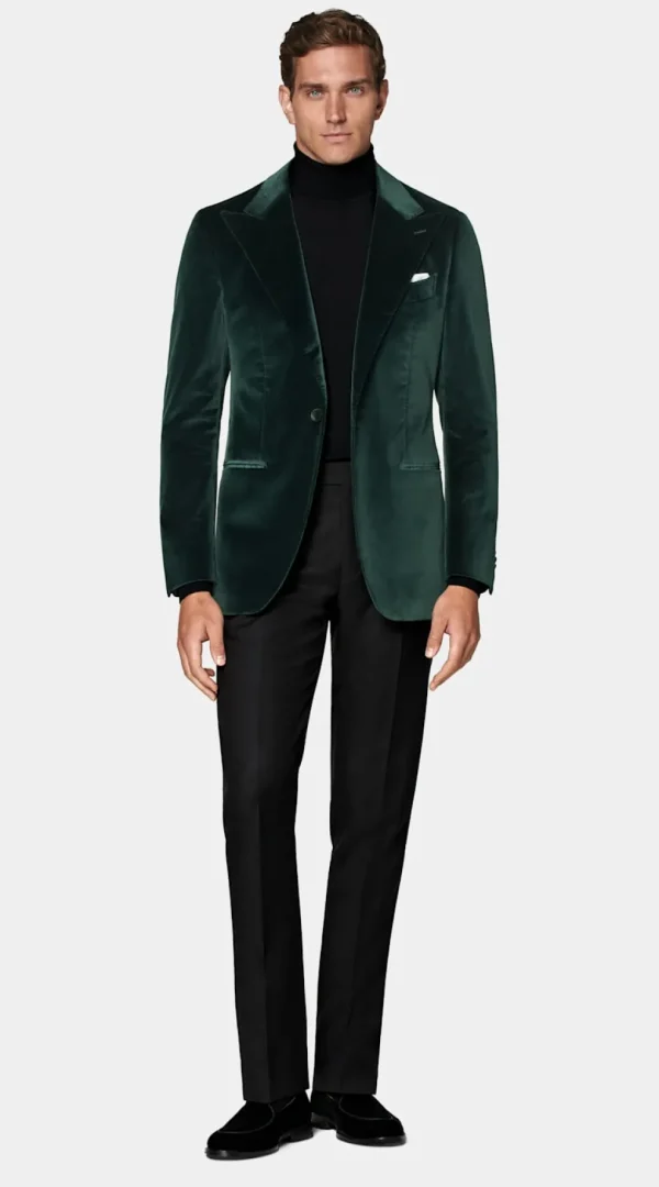 Suitsupply Tenues De Soirée | Vestes De Smoking*Veste de smoking Havana coupe Tailored vert foncé