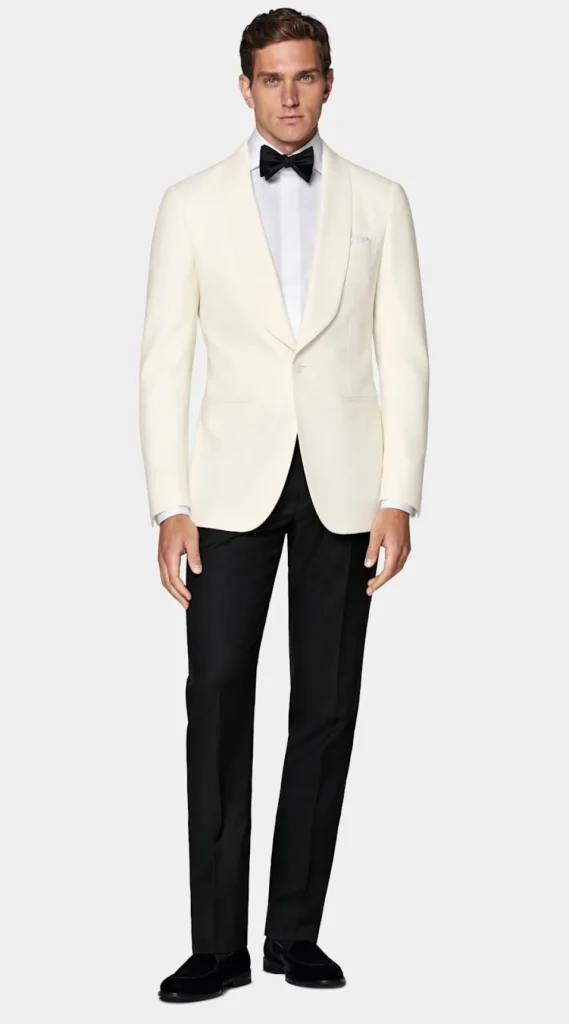 Suitsupply Tenues De Soirée | Vestes De Smoking*Veste de smoking Havana coupe Tailored blanc cassé