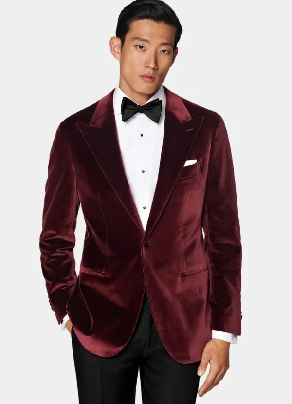 Suitsupply Tenues De Soirée | Vestes De Smoking*Veste de smoking Havana coupe Tailored bordeaux