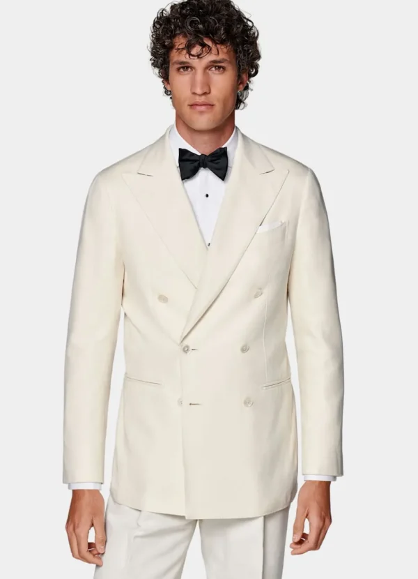 Suitsupply Tenues De Soirée | Vestes De Smoking*Veste de smoking Havana coupe Tailored blanc cassé