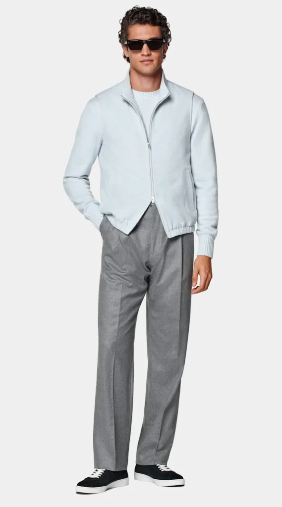 Suitsupply Vestes Sans Manches*Veste sans manches zippée bleu clair